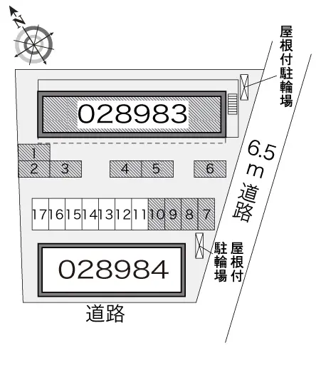 ★手数料０円★柏市西原２丁目　月極駐車場（LP）